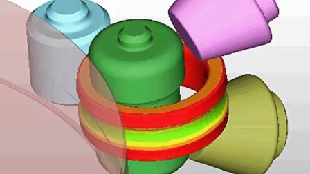 simufact9.0环形件径轴向轧制实例