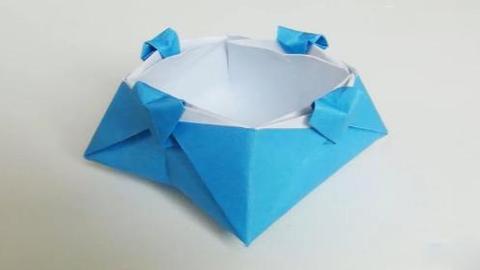 四角 爱心收纳盒 简单漂亮 的折纸作品