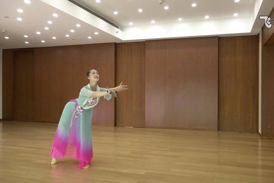 视频:北京舞蹈学院女子古典独舞《点绛唇》,表演者沈子璇