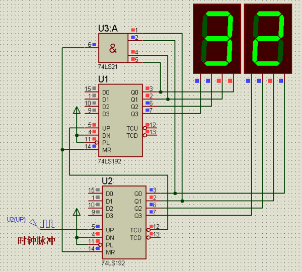 怎么用74ls192设计33进制计数器?