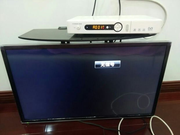 康佳led32m1200af电视连接数字电视机顶盒显示无信号
