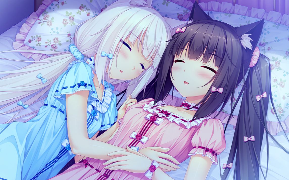 吸猫不成反被猫吸-nekopara.