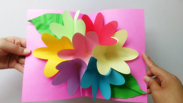 教师节贺卡怎么做?手工达人用折纸自制教师节礼物,打开瞬间真漂亮