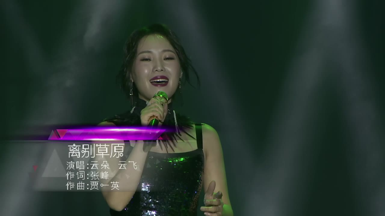 云朵 云飞【 阳江演唱会】歌曲《离别草原》20171222