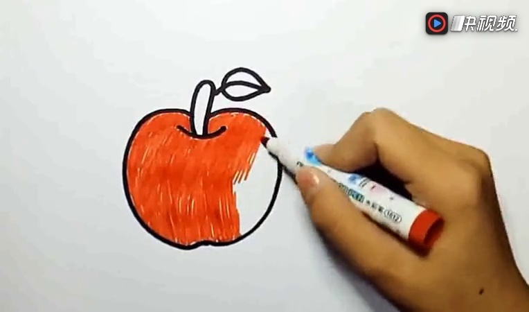 小苹果的画法 简笔画大全视频