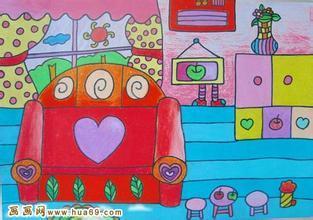 儿童画客厅怎么画