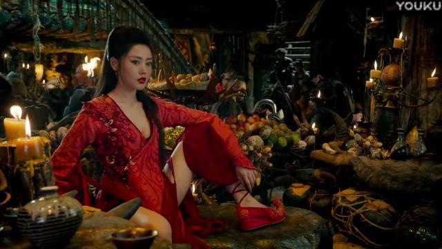 鲛珠传:张天爱腿又长又白,再穿上这衣服,就像真人版不知火舞!