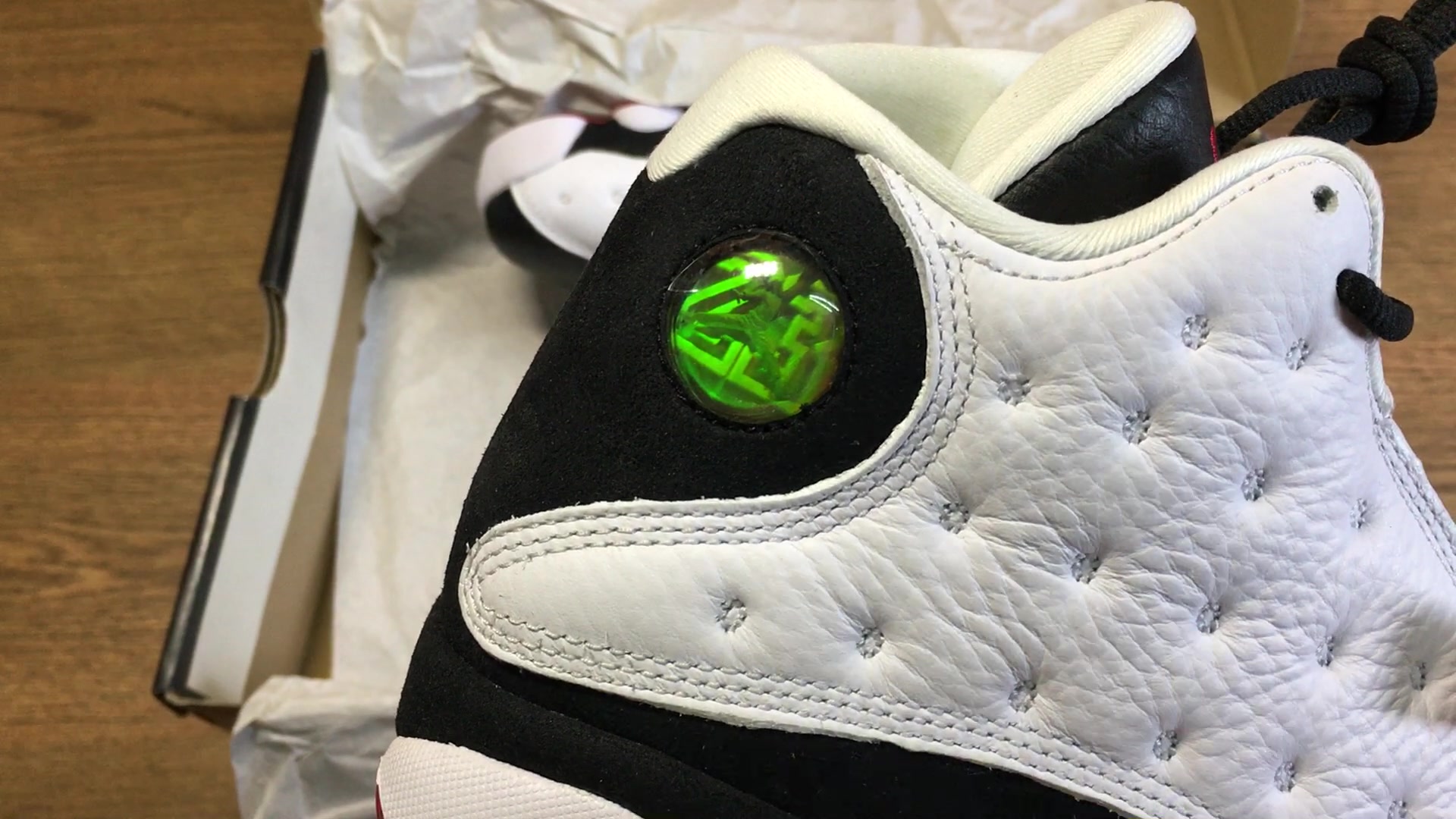 aj13 乔丹13代 黑白熊猫 原底面版本 开箱解说【air jordan】