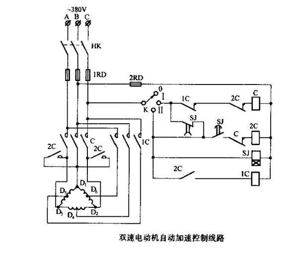 yd100l2-6/4双速异步三相电机绕组平面接线图.急需