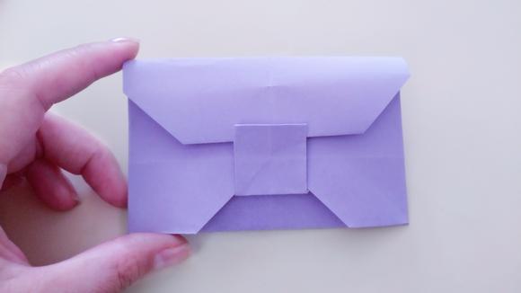 视频:很简单的信封钱包折纸 一张纸就可以折成
