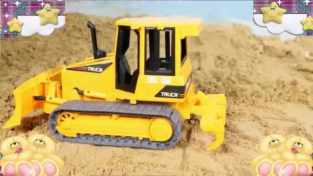 挖掘机视频表演大全 彩泥玩具制作漂亮城堡 儿