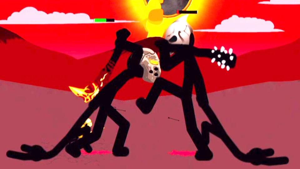 火柴人战争 终极对战! 狮鹫与超级boss银甲大帝的对决!