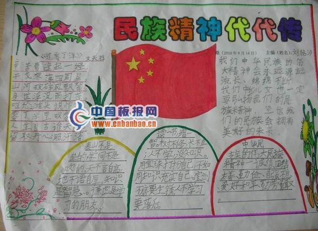 传承红色的手抄报怎么画