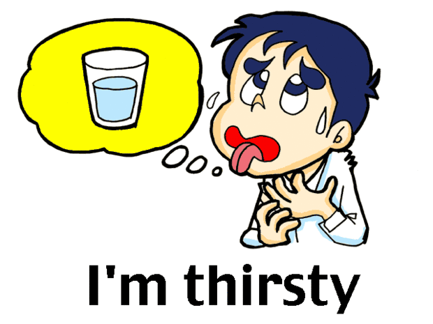 扩展资料: 相关短语 to be thirsty 渴 be thirsty for v.