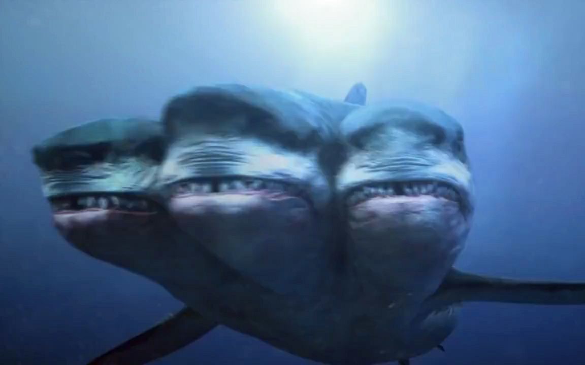 4分钟看搞笑大片《 夺命三 头鲨》,最后它竟然是吃垃圾撑死的