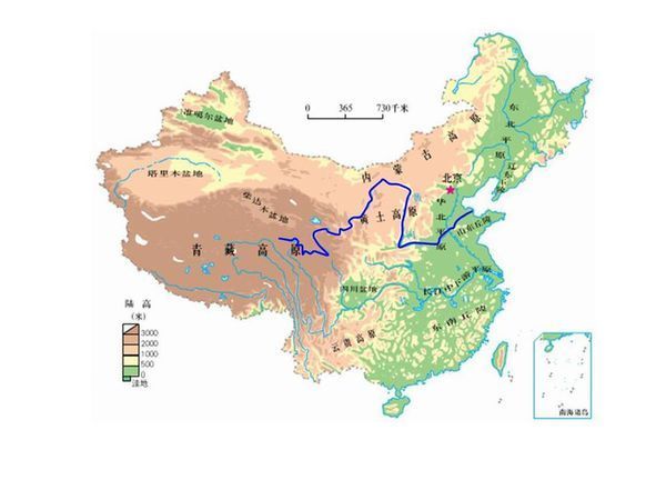 初中地理会考中国省级行政区示意图,长江示意图,黄河示意图,全面一点