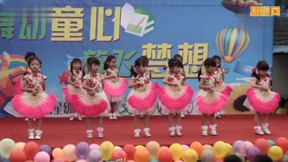幼儿园六一舞蹈《茉莉花》扇子舞 大中班舞蹈