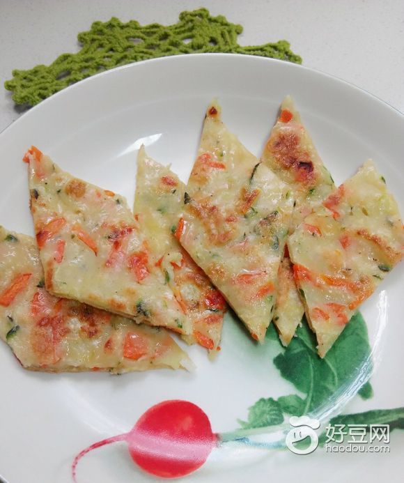 包饺子剩了点萝卜丝,配上点胡萝卜,就有了一个人的午饭