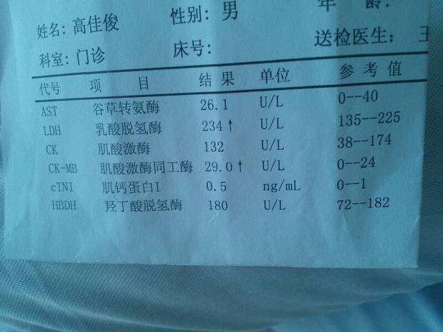 心肌酶的类别