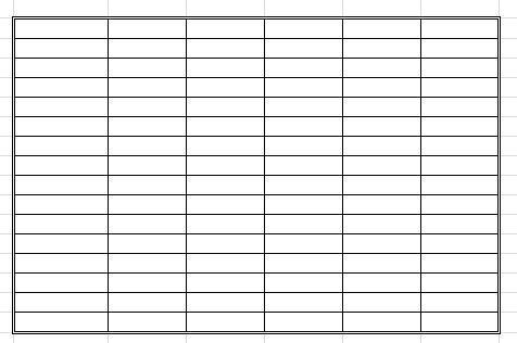 microsoft excel 工作表怎么画格子