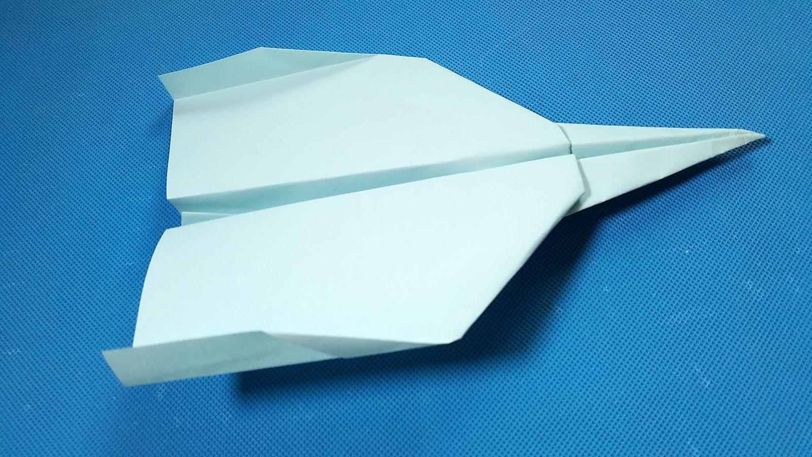 折纸王子:能飞很远的折纸飞机 第二款 讲解详细 清楚易学 形象逼真 跟