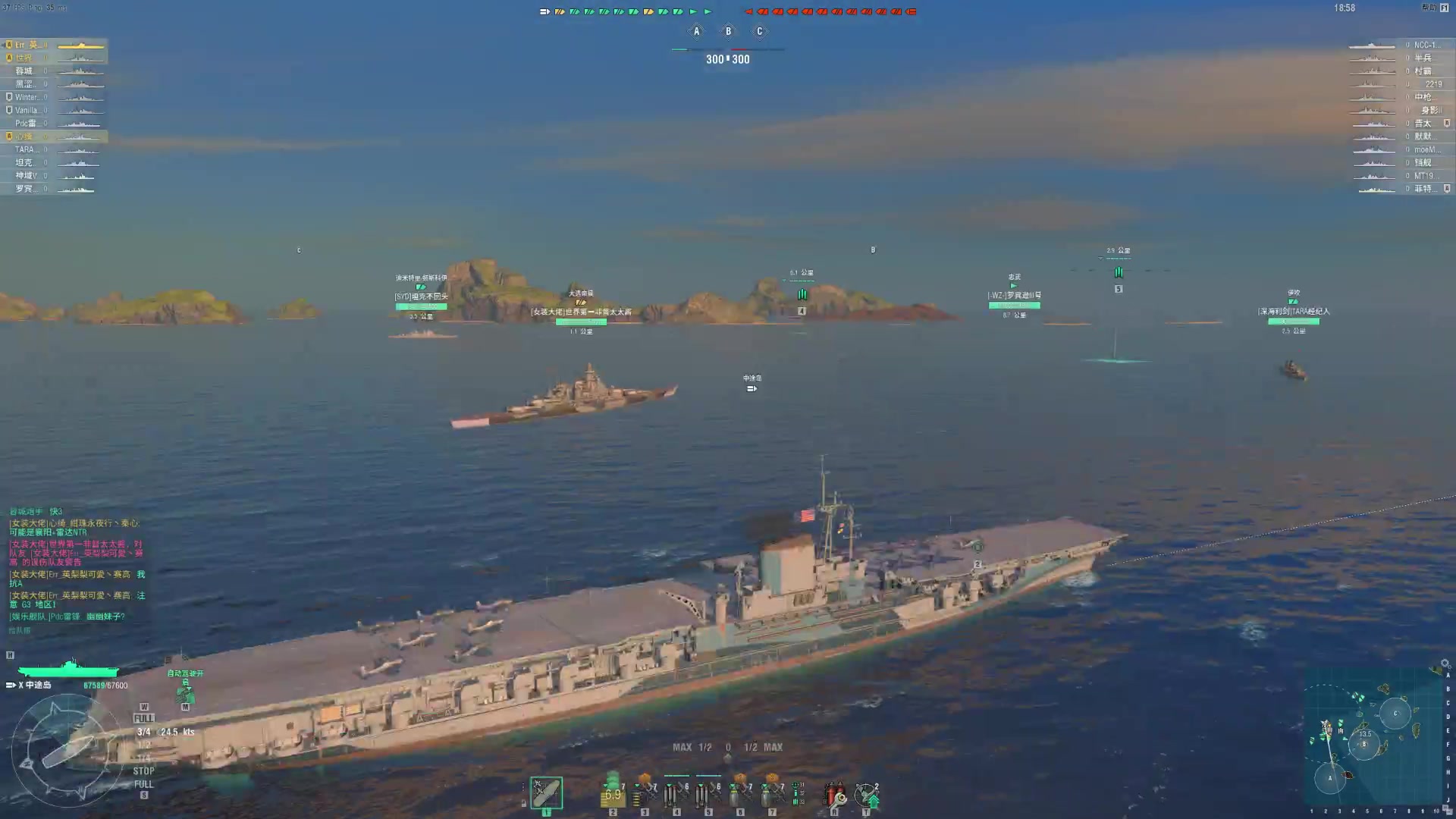中途岛新版本双鱼雷机顺风局刷伤害实战