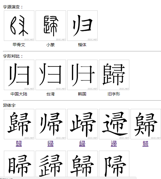 追问: 禄字篆书不这么写 解决方法3: 繁体的归字,请参看 就是福德堂