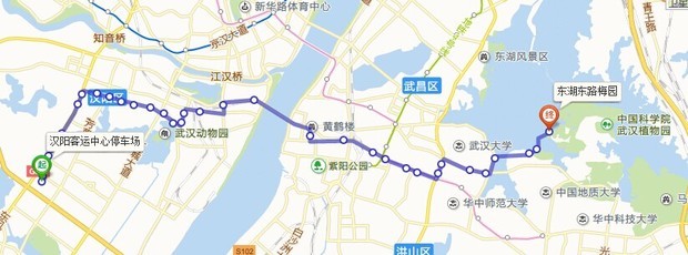 武汉公交413路路线图