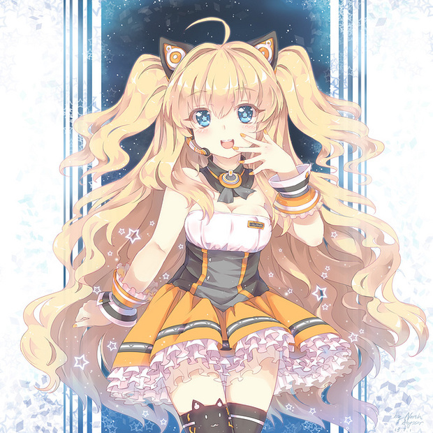 猫耳朵少女动漫头像