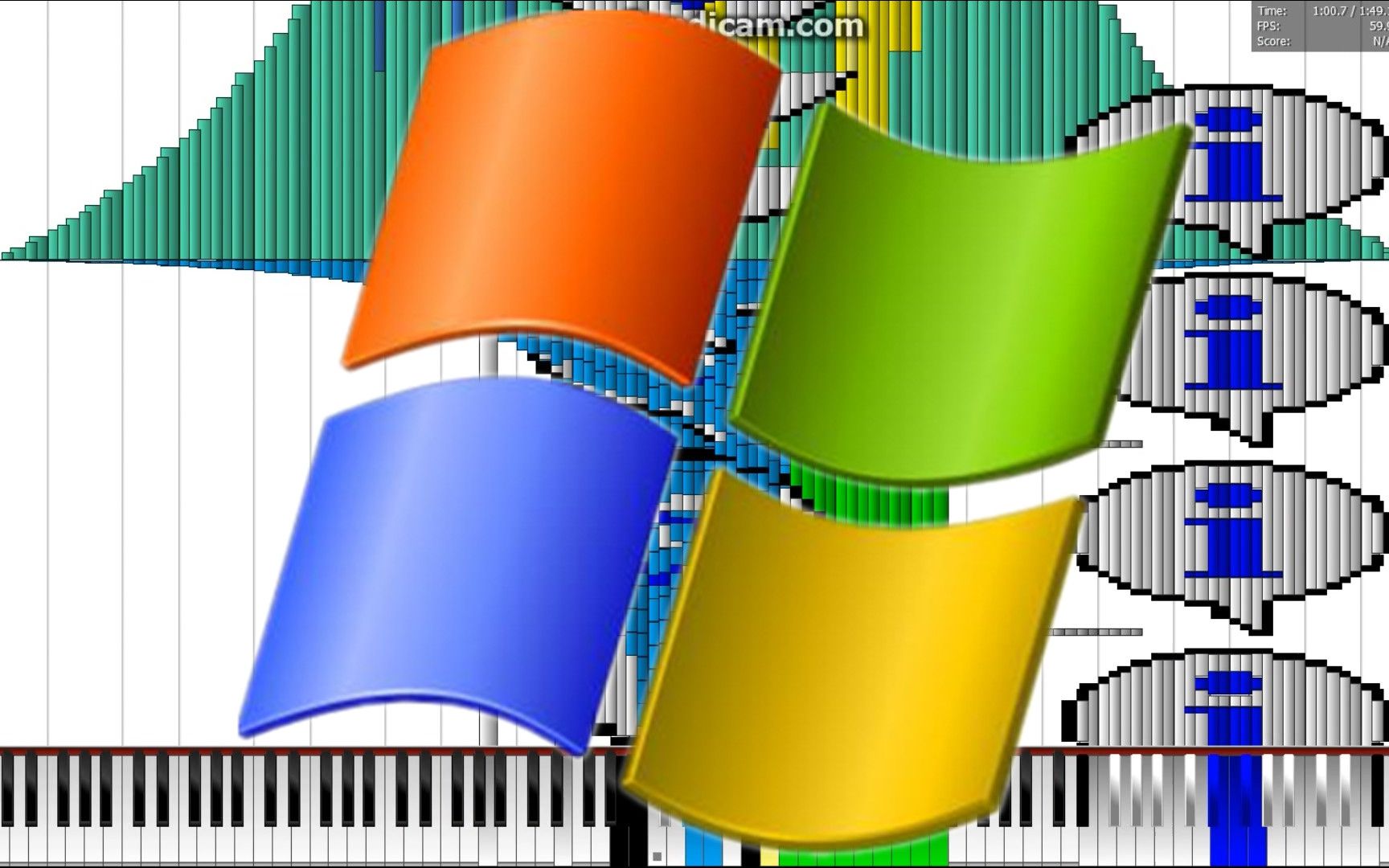 【黑乐谱】a music  only use windows 95&xp 0.14 million