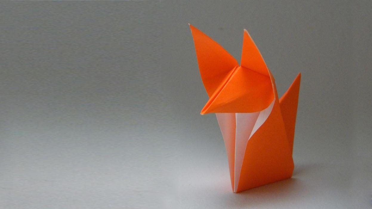折纸狐狸 狐狸折纸视频教程