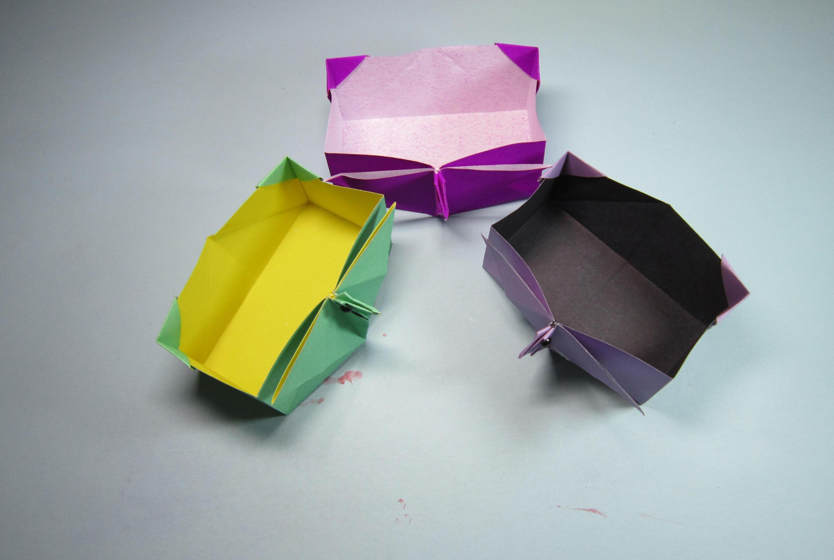 视频:儿童手工折纸盒子,一张纸就能折出简单又可爱的小鸟收纳盒子