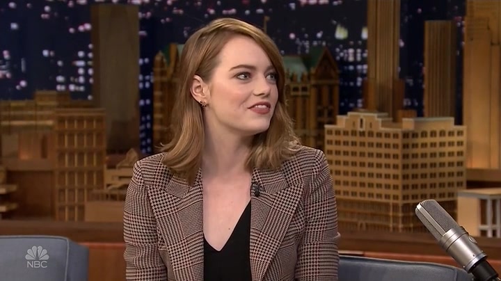 【肥伦秀】石头姐  艾玛斯通 emma stone 宣传爱乐之城 la la land