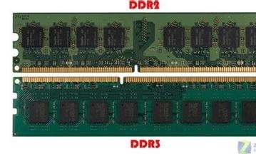 2,仔细看会发现内存金手指的豁口,ddr2的是在中间,ddr3则偏一些.