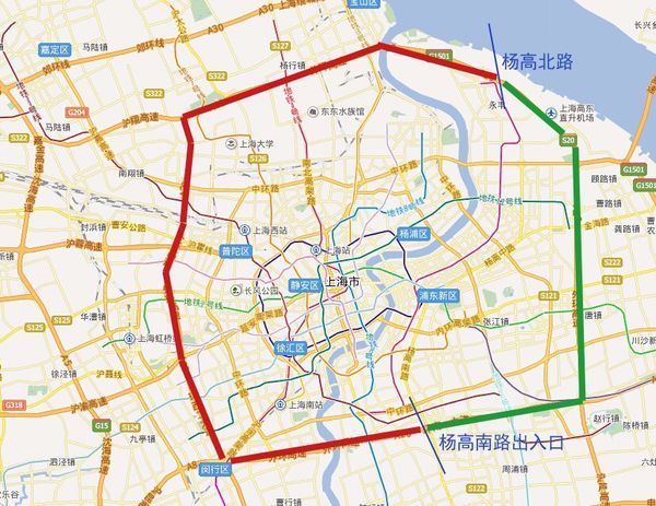 沪c牌照双休日外环可以走吗?