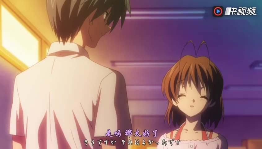 继续情人节随便截系列古河渚冈崎朋也 clannad ep22:形影成双