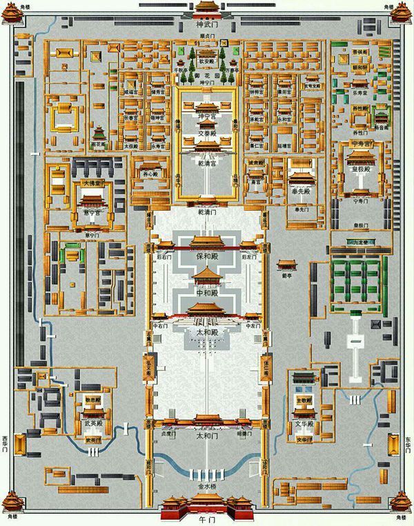 故宫博物院地图