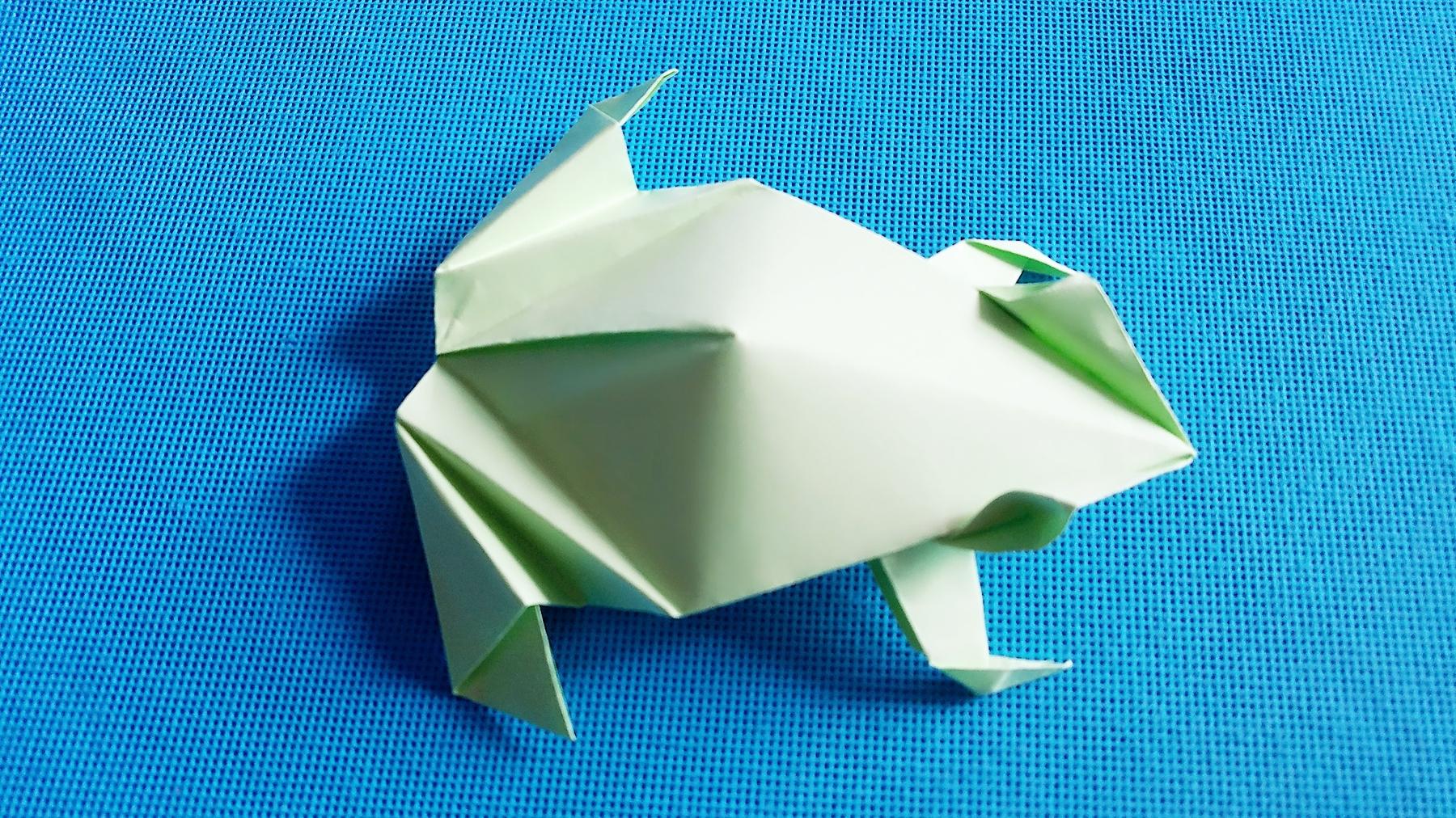 折纸王子 立体青蛙折纸教程讲解详细一看就会-折纸大全-折纸王子频道