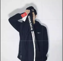 男生耐克黑衣服遮脸头像(找另一半女生头像 情侣头像)
