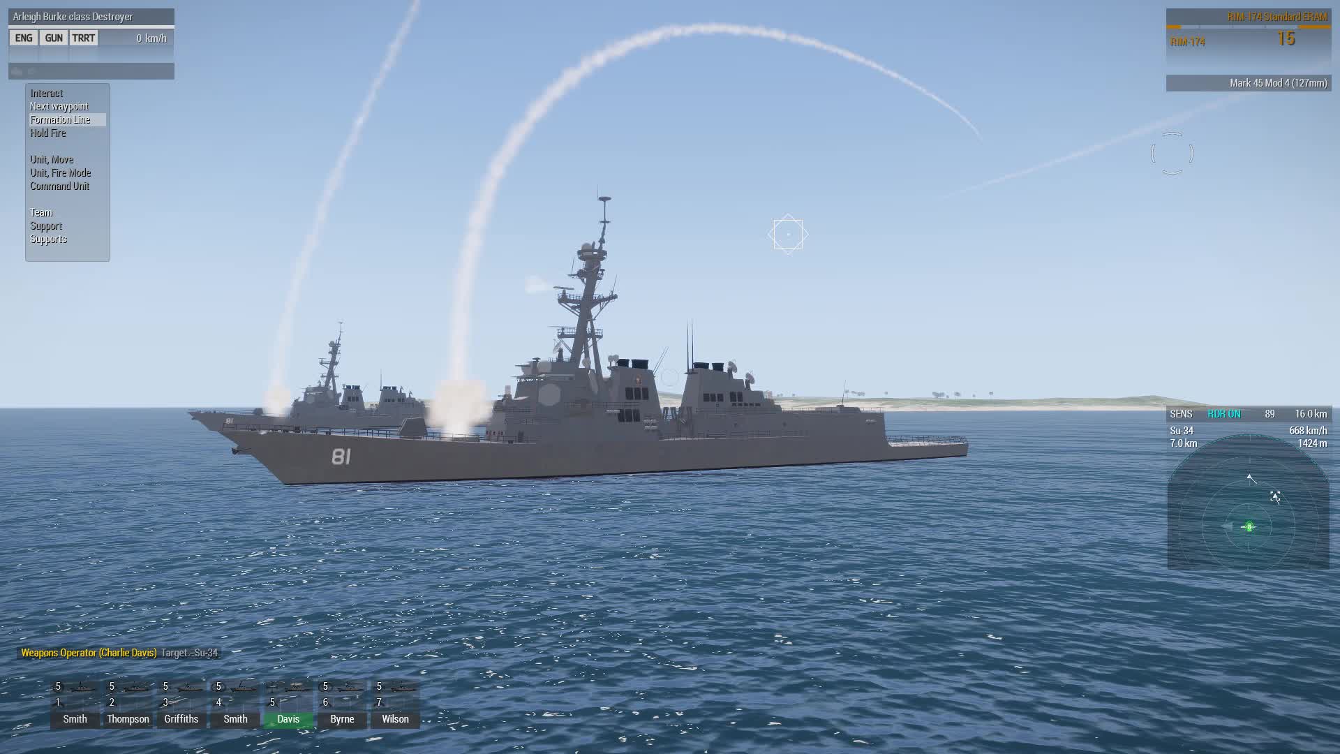 武装突袭3阿利 伯克级宙斯盾驱逐舰欣赏