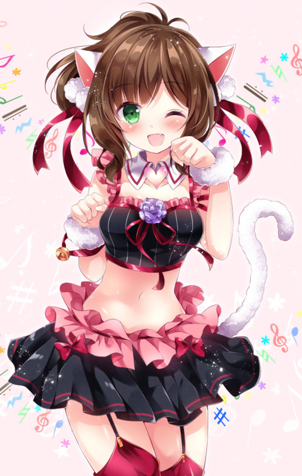猫耳朵动漫女生头像