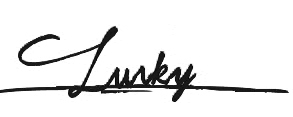 用lucky写艺术签名怎么写