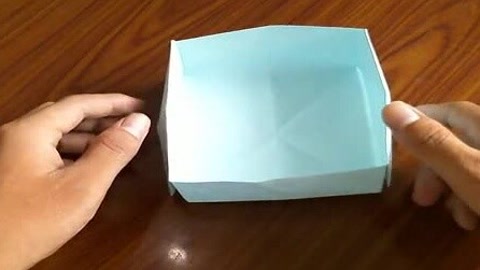 如何折简单折纸垃圾桶