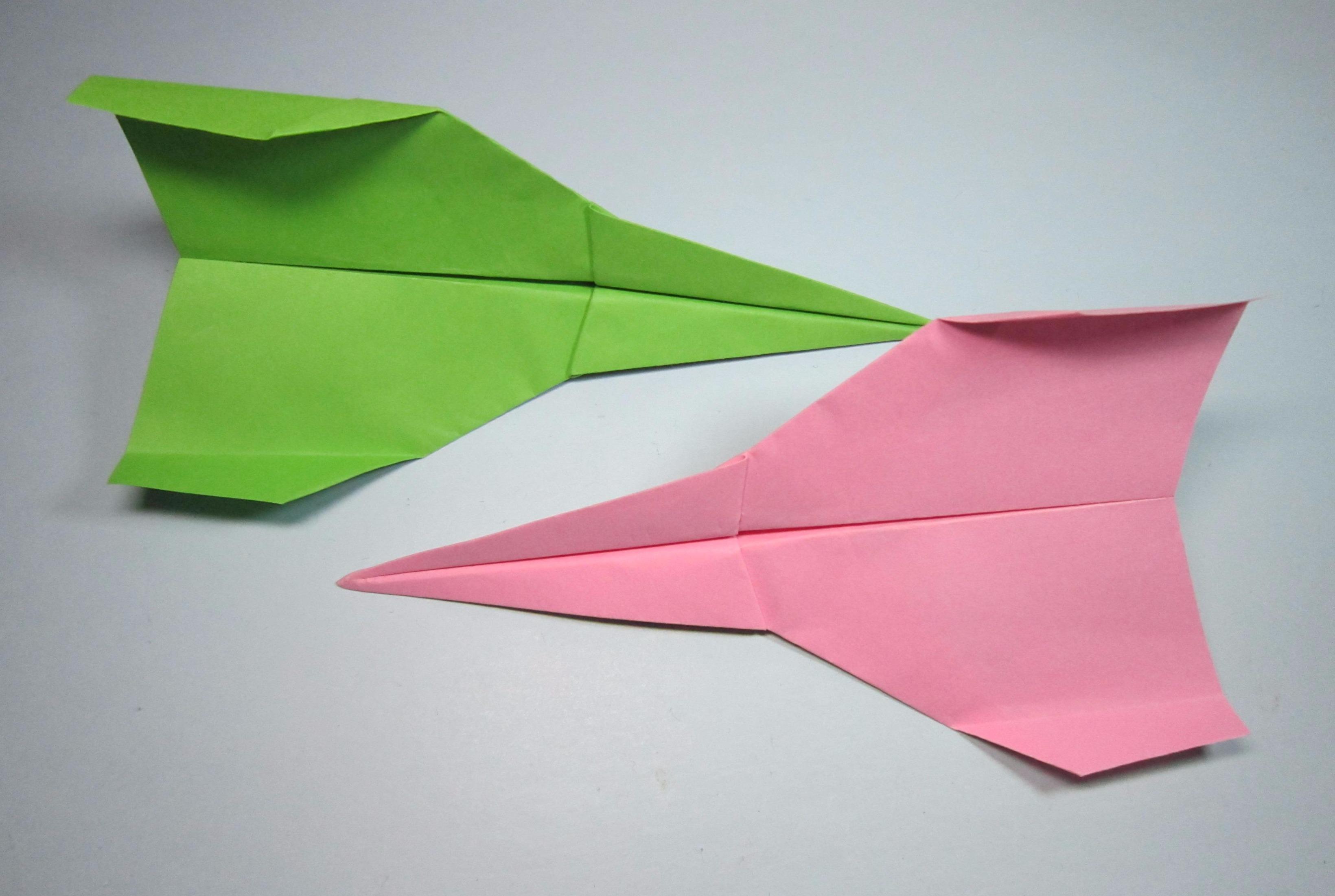 视频:能飞很远的纸飞机折纸,简单又漂亮的折纸飞机