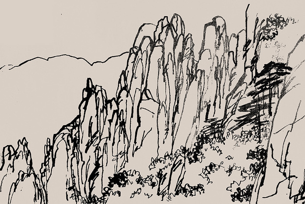 三清山的风景速写