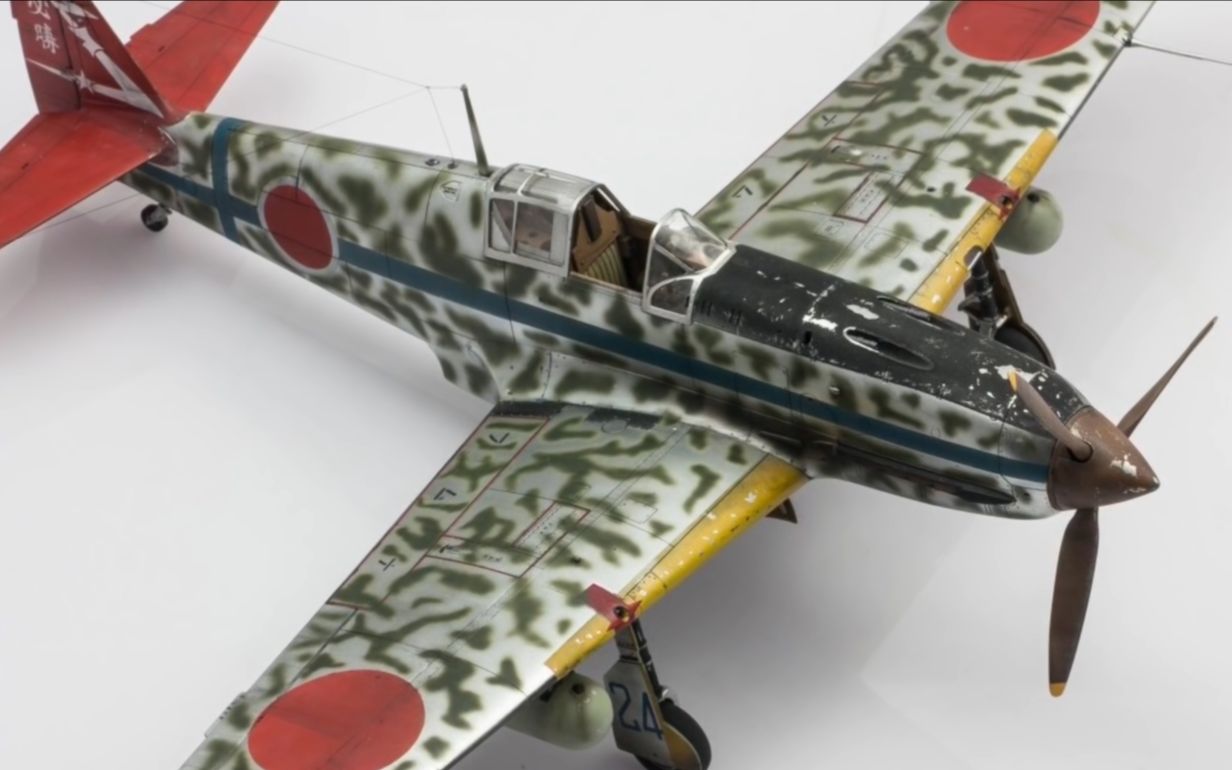 【模型制作教程】制作田宫1/48 ki-61 三式战斗机"飞燕"