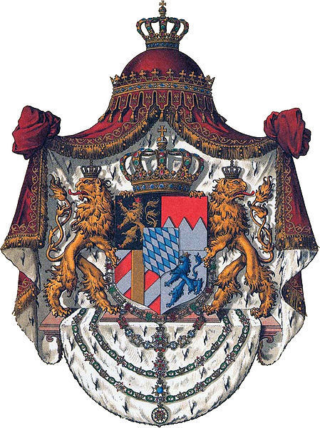 求巴伐利亚王国的国旗,大图,高清图