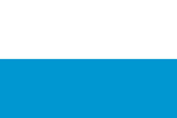 巴伐利亚王国国旗,上白下蓝