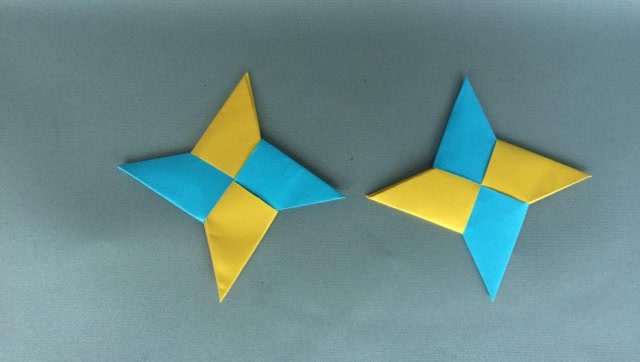 手工折纸 儿童 折纸 折纸大全 折纸教程 如何折一个 飞镖