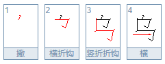 乌鸦嘴,一共有多少笔画?